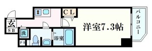 プレサンス梅田東ベータの物件間取画像